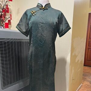 4XL silk cheongsam ，Qipao dress /chinese traditional dress #7